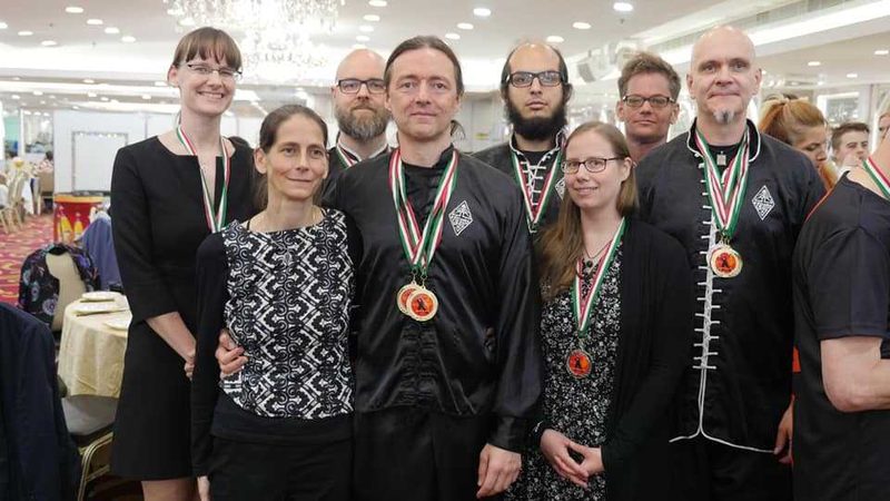 Geburtstagsfeier von Sigung - Behängt mit unseren Erfolgen
